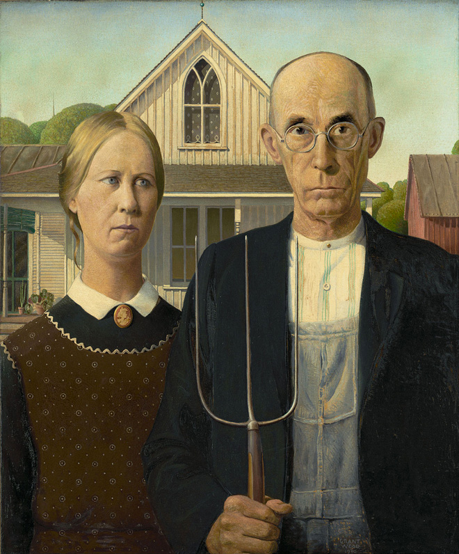 American Gothic Grant Wood