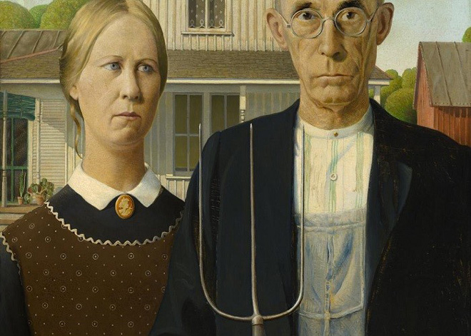 American Gothic Grant Wood