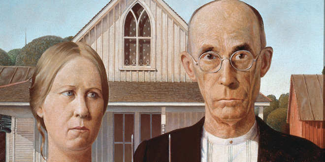 American Gothic Grant Wood