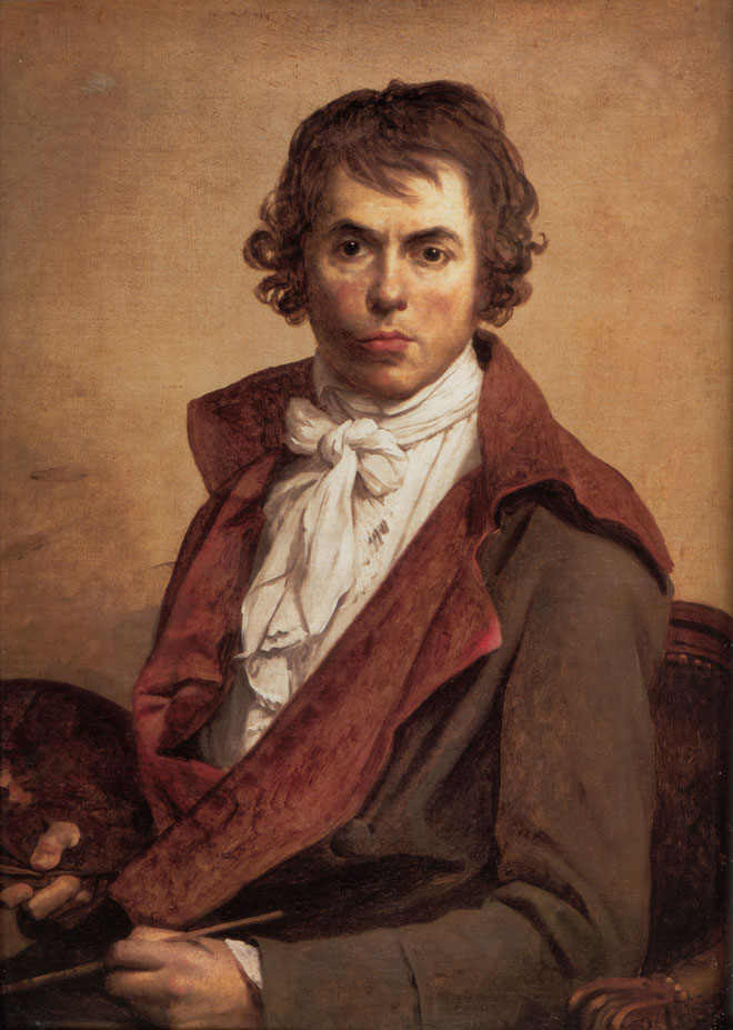 Jacques Louis David, Autoportrait, 1794, musée du Louvre