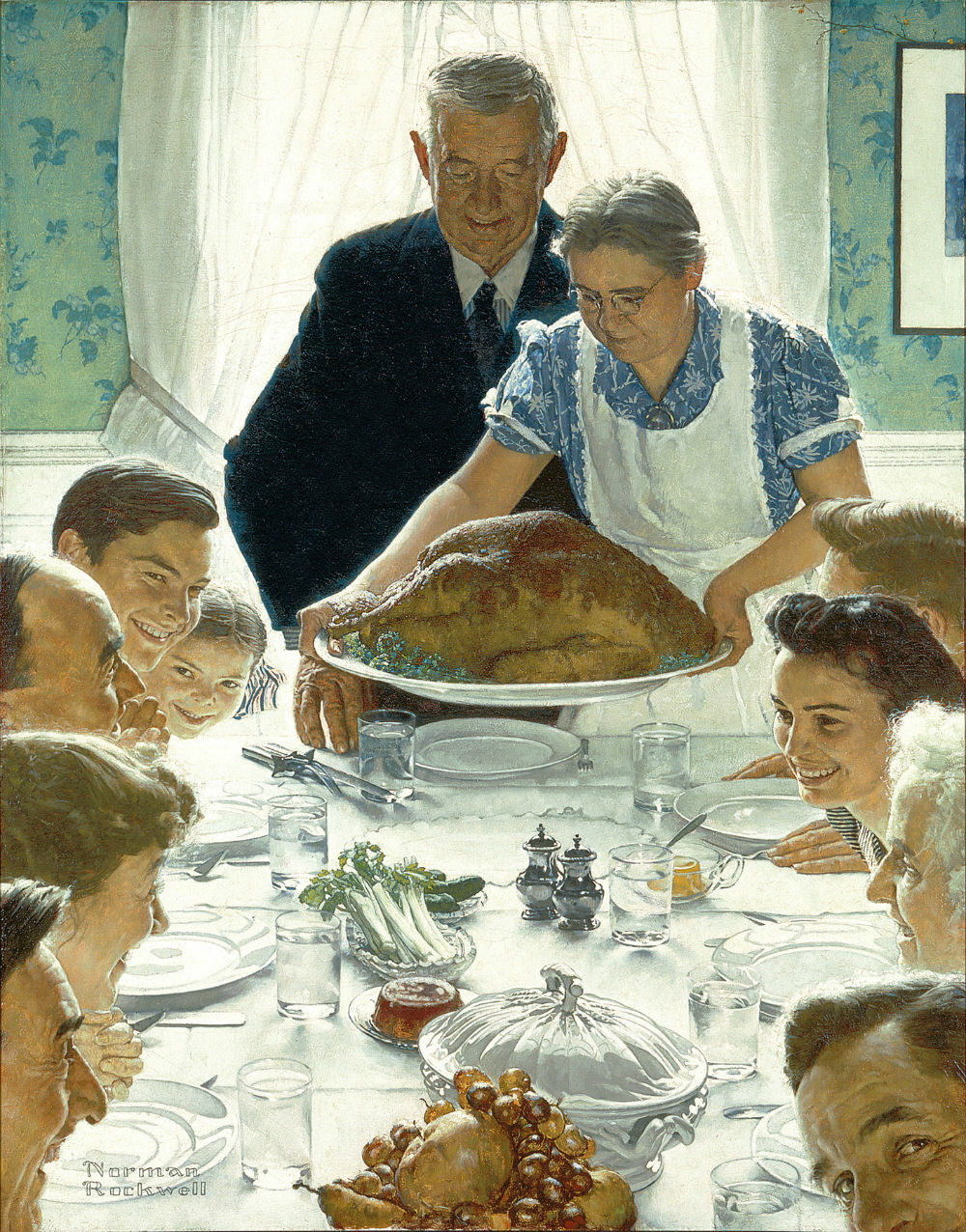 Norman Rockwell Oeuvres Les Plus Connues ZOOM SUR : À L'Abri du Besoin, Norman Rockwell (1942) - Museum TV
