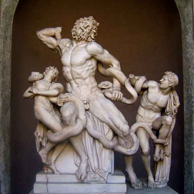 ZOOM SUR : Le Laocoon, Agésandros et Athénodore ( vers 40 av. J.-C.)