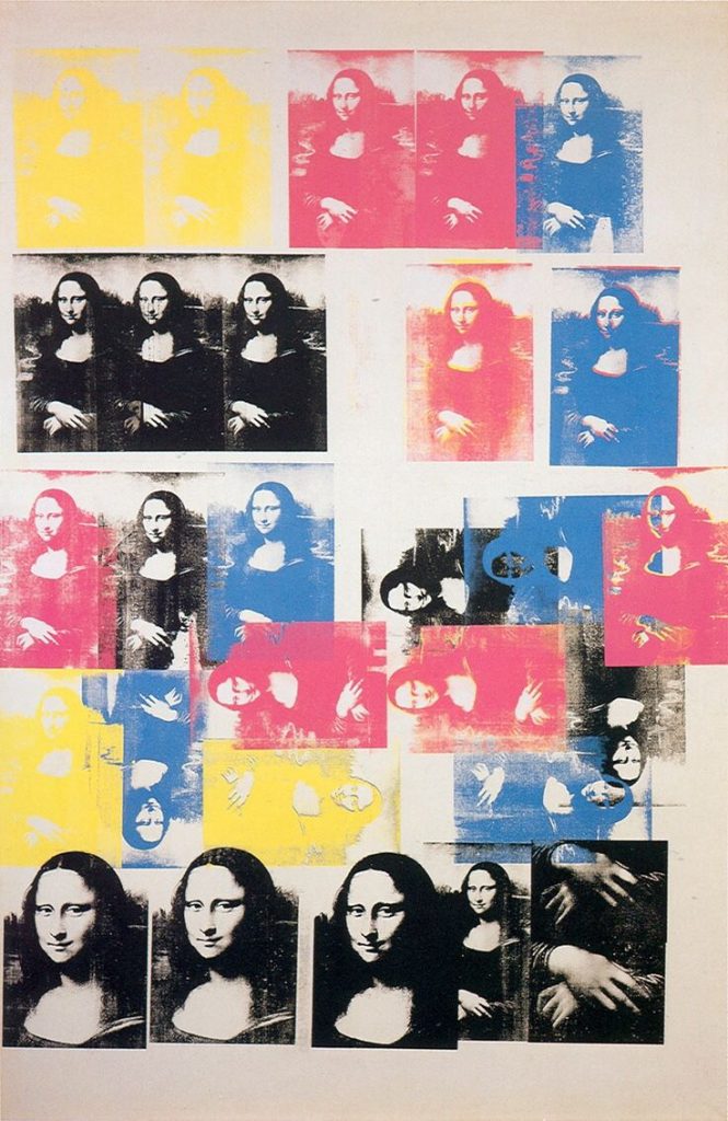 Zoom sur “Colored Mona Lisa”, par Andy Warhol en 1963