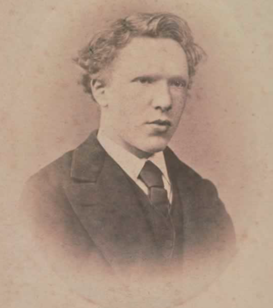 photo de Vincent Van Gogh à 19 ans
