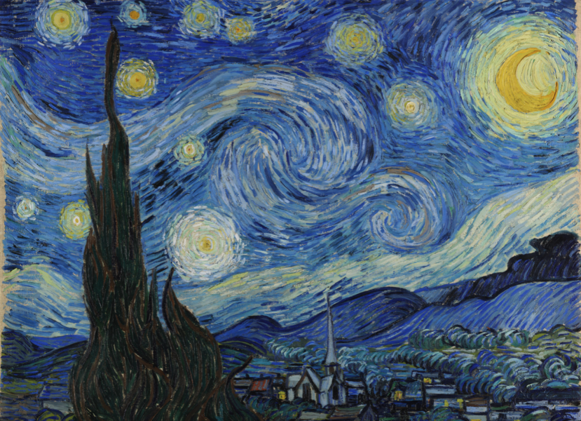 The Starry Night. Vincent van Gogh (1889)