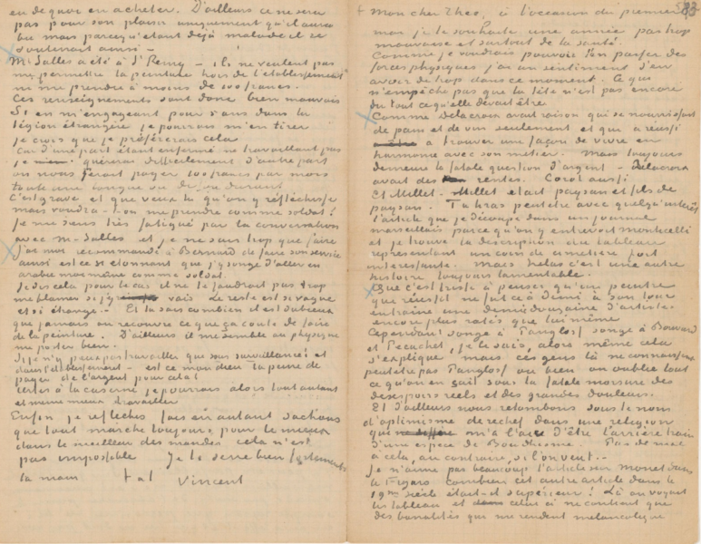 Letters from Vincent Van Gogh