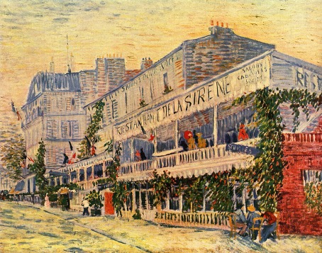 Restaurant de la Sirene at Asnieres, Vincent Van Gogh