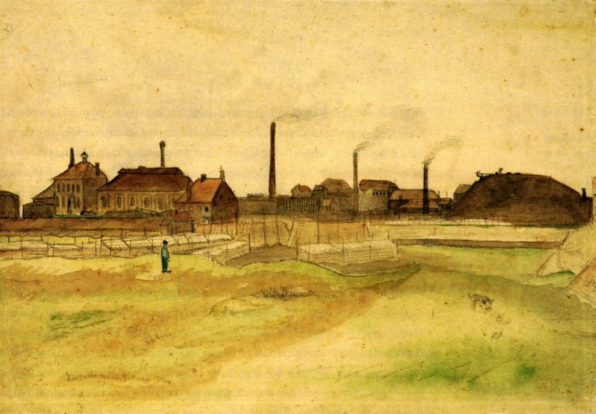 Coalmine in the Borinage, Vincent Van Gogh