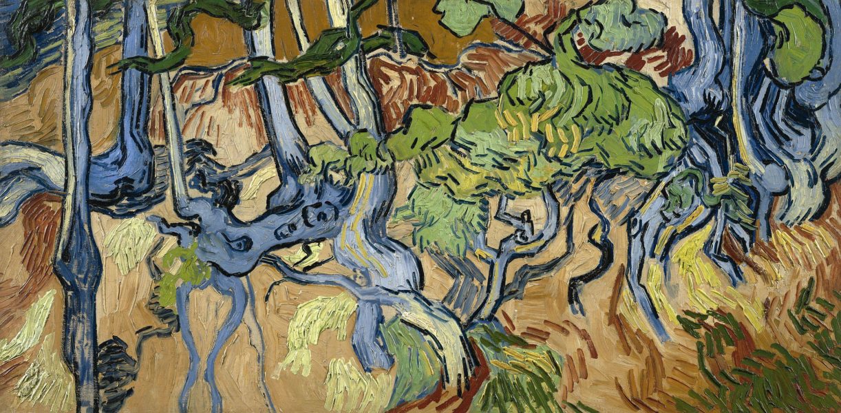 Racines d'arbres de Vincent Van Gogh