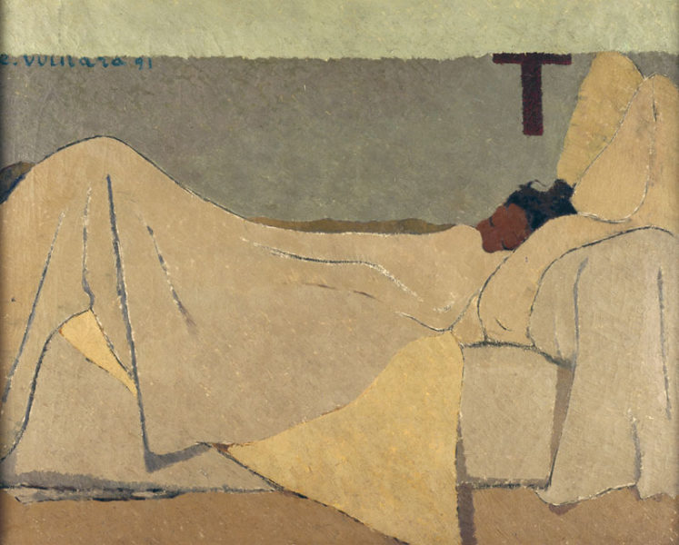 Au lit Edouard Vuillard : L'une des premières oeuvre moderne ? 