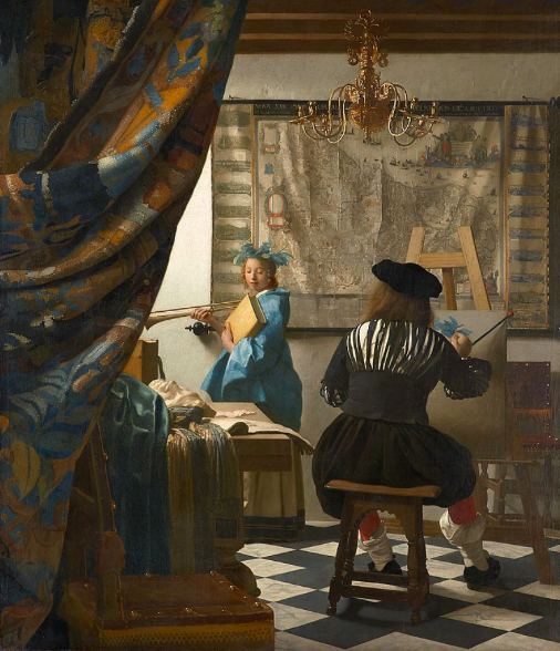 "L’Atelier de l’artiste" de Johannes Vermeer