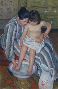 "La toilette de l'enfant" de Mary Cassatt