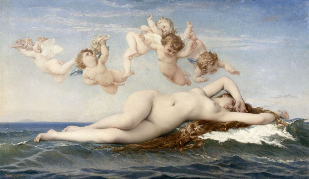 L’œuvre du jour chez Museum TV : La Naissance de Vénus d’Alexandre Cabanel de 1863