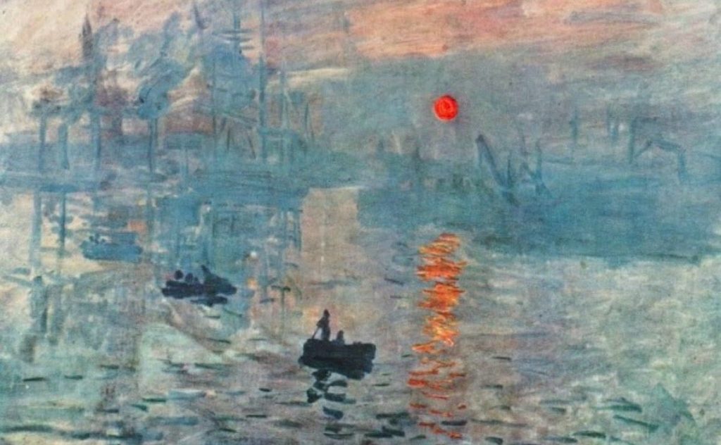 "Impression, soleil levant" de Claude Monet