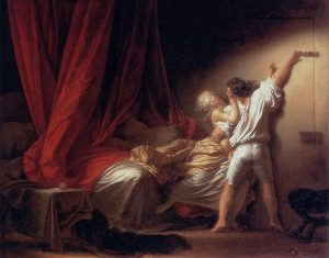 "Le Verrou" de Jean-Honoré Fragonard