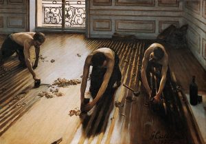 "Les raboteurs de parquet" de Gustave Caillebotte