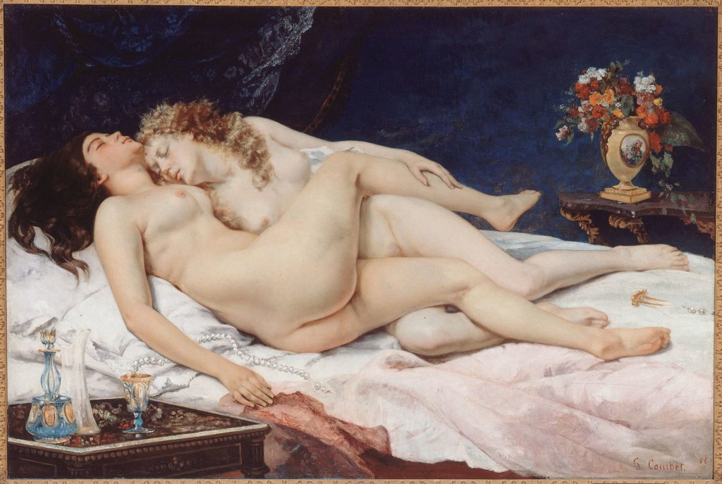 "Le sommeil" de Gustave Courbet