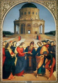 "Le mariage de la Vierge" de Raphaël