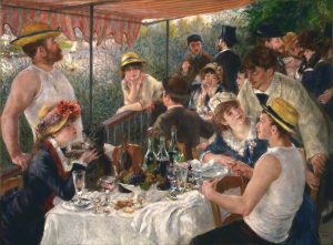 "Le déjeuner des canotiers" de Auguste Renoir