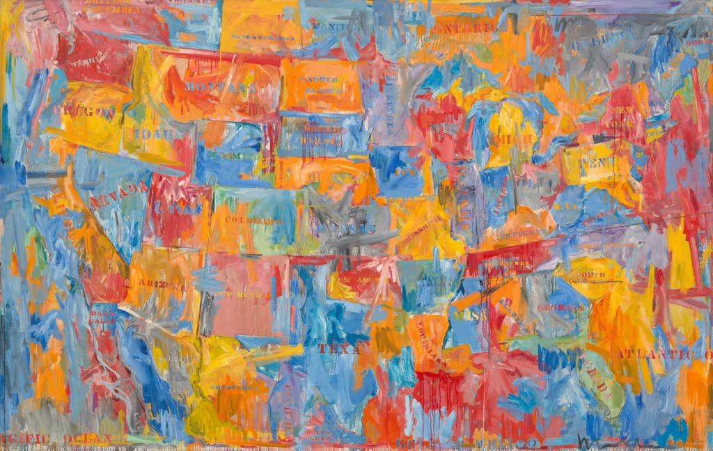 "Map" de Jasper Johns