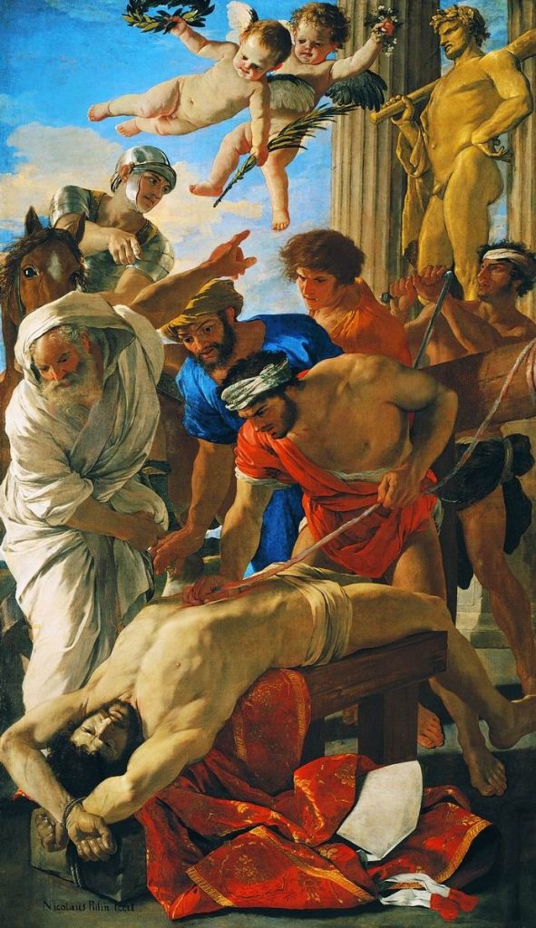 "Le Martyre de saint Erasme" de Nicolas Poussin