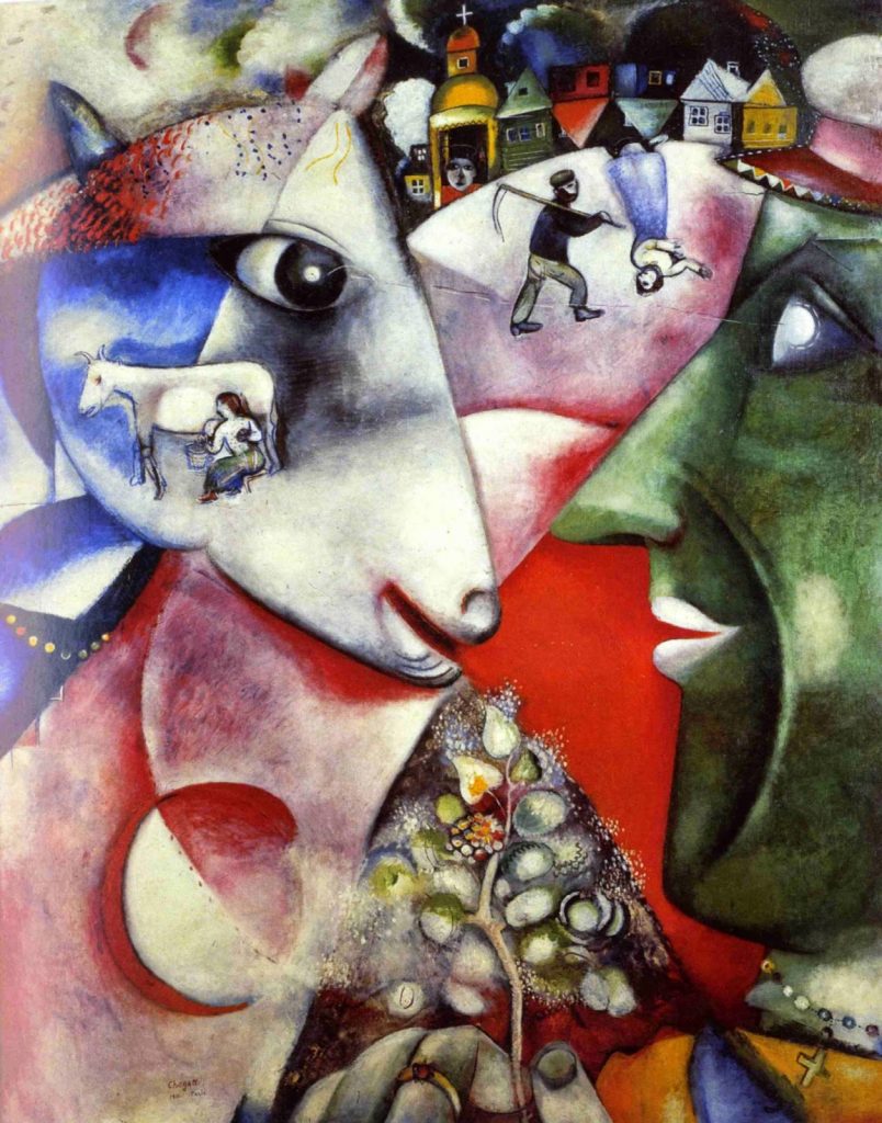 "Moi et le Village" de Marc Chagall