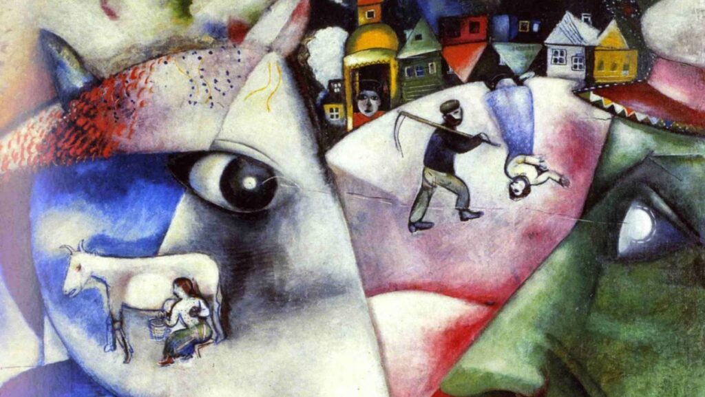 Analyse : Moi et le Village de Marc Chagall