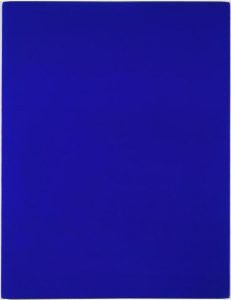 "IKB 3 Monochrome bleu" de Yves Klein