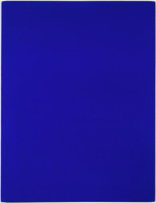 "IKB 3 Monochrome bleu" de Yves Klein