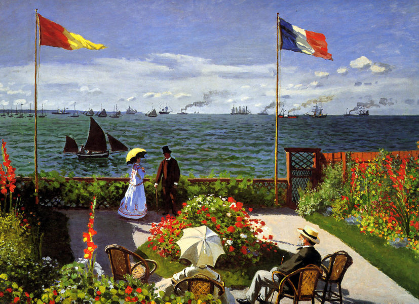  La Terrasse de Sainte-Adresse 1867