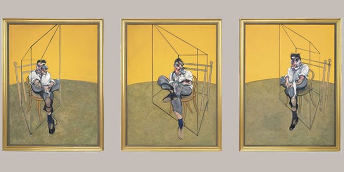 "Les Trois Etudes de Lucian Freud" de Francis Bacon