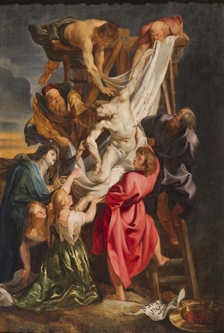 "La descente de croix" de Pierre-Paul Rubens