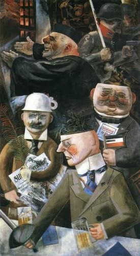 "Les pilliers de la société" de George Grosz