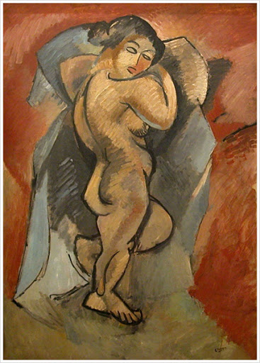 Cubisme Le Grand Nu, George Braque, 1908 