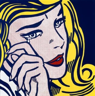 "Crying Girl" de Roy Lichtenstein