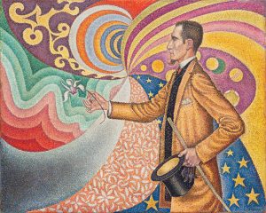 "Le portrait de Félix Fénéon" de Paul Signac