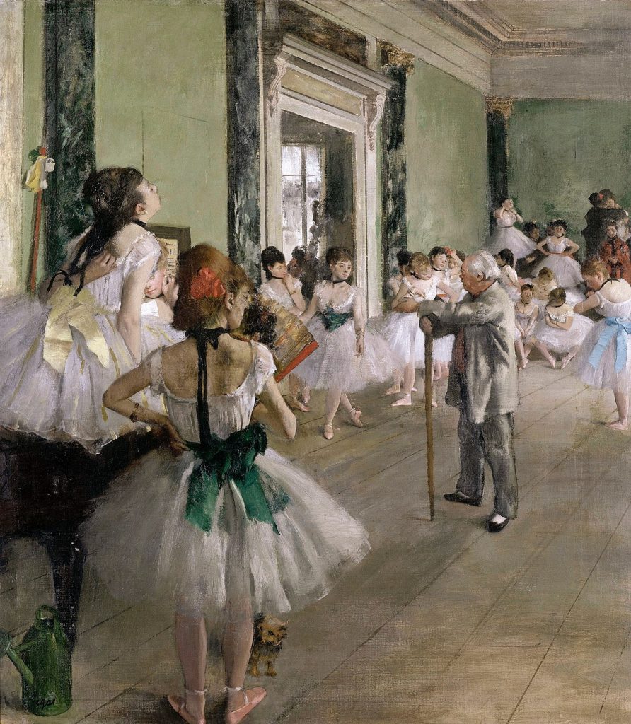 La Classe de danse, Edgar Degas, 1873-1875