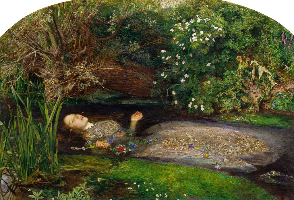 Ophélie de John Everett Millais, 1851-1852
