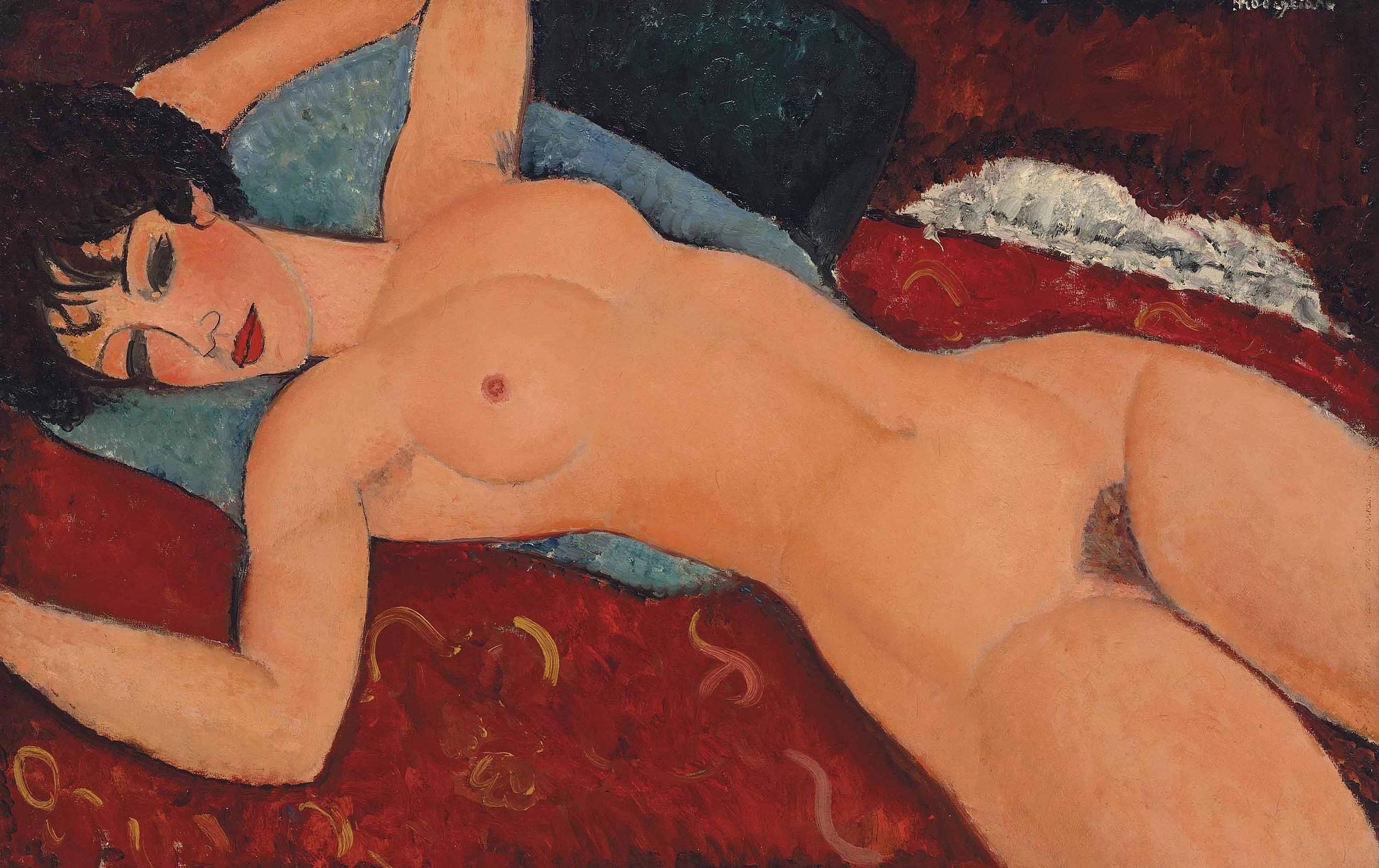 Nu couché d'Amedeo Modigliani, 1917