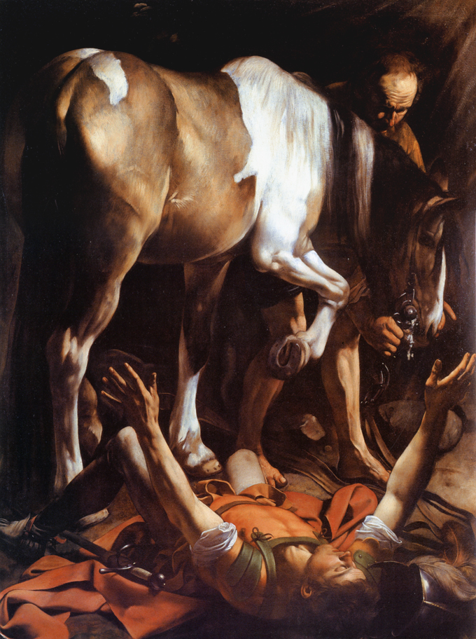 La Conversion de Saint-Paul, Cerasi - Le Caravage, 1600-1604.