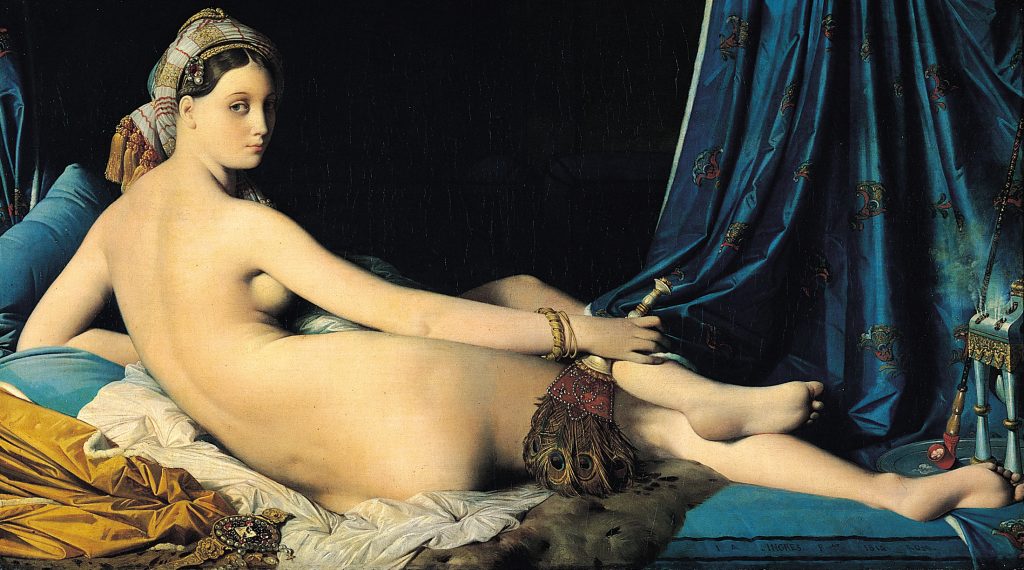 "L'Odalisque" de Ingres, en 1814