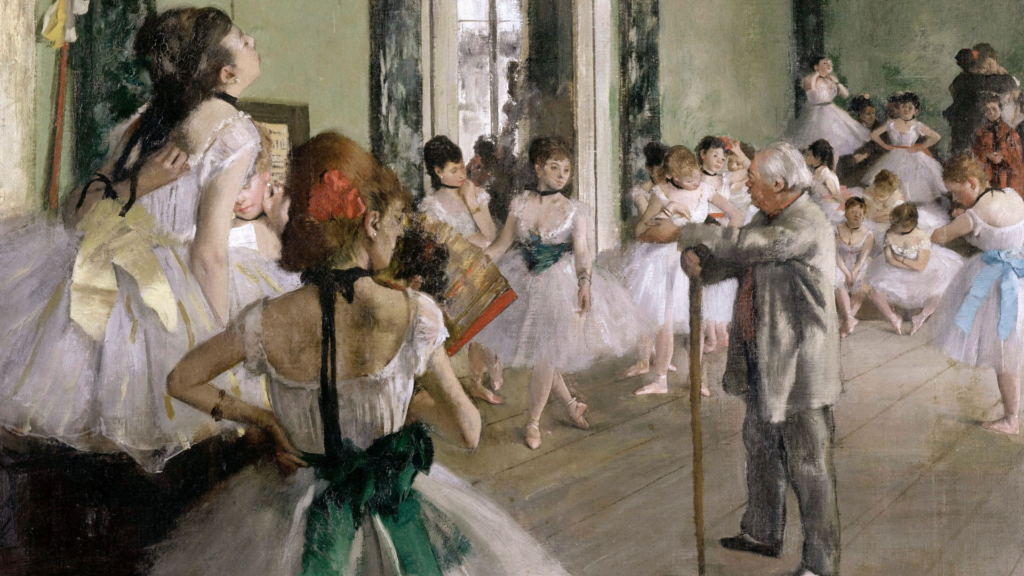 La Classe de danse, Edgar Degas, 1873-1875