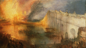 L'incendie de la chambre des lords et des communes de William Turner
