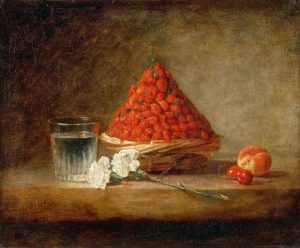Jean Siméon Chardin, Le panier de fraises des bois, 1761