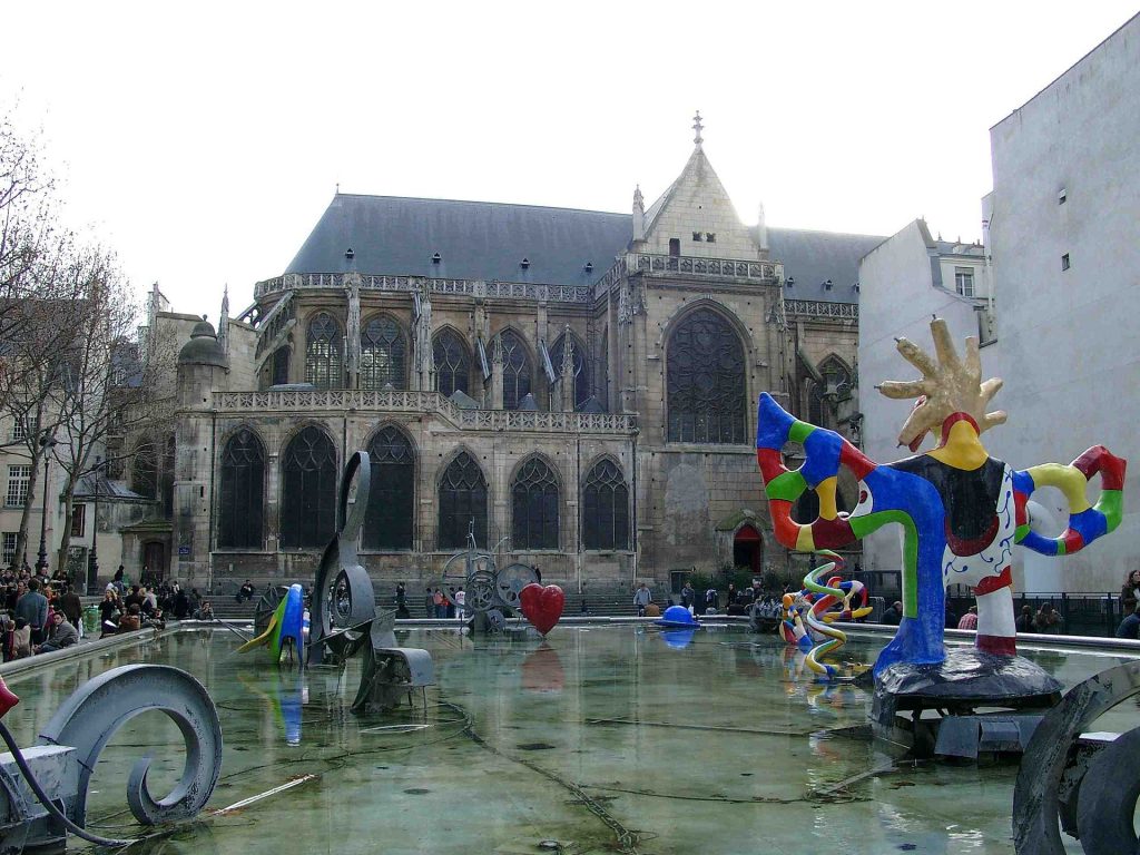 La fontaine Stravinsky de Jean Tinguely et Niki de Saint Phalle, 1983