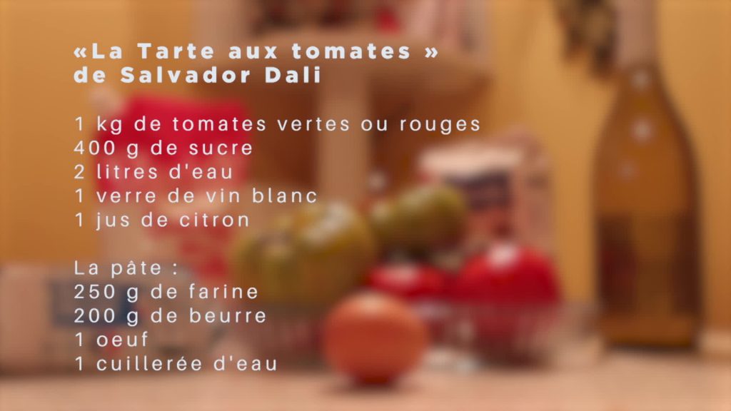 Tarte aux tomates de Dalí