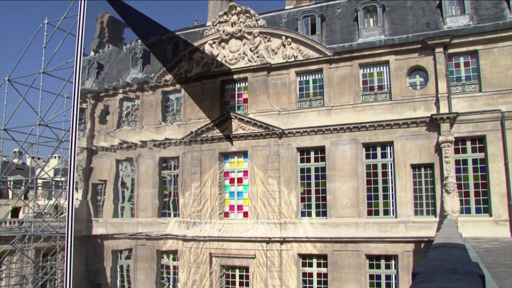 La Coupure, Daniel Buren au Musée Picasso