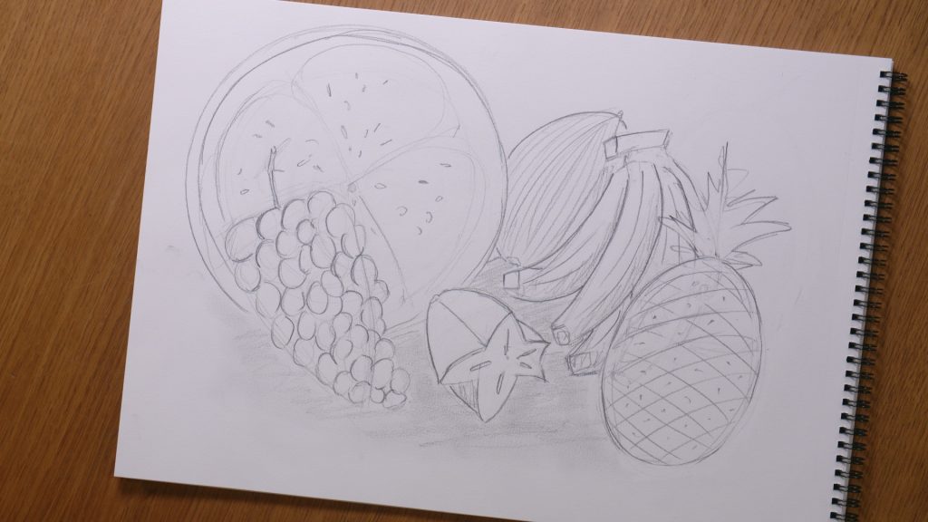 Dessiner des fruits