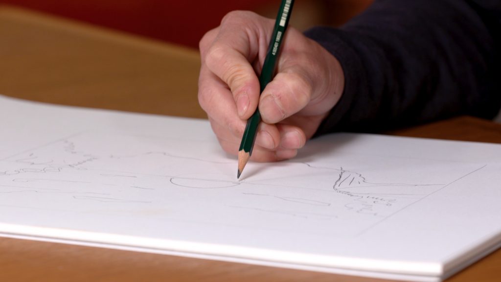 Dessiner un coucher de soleil