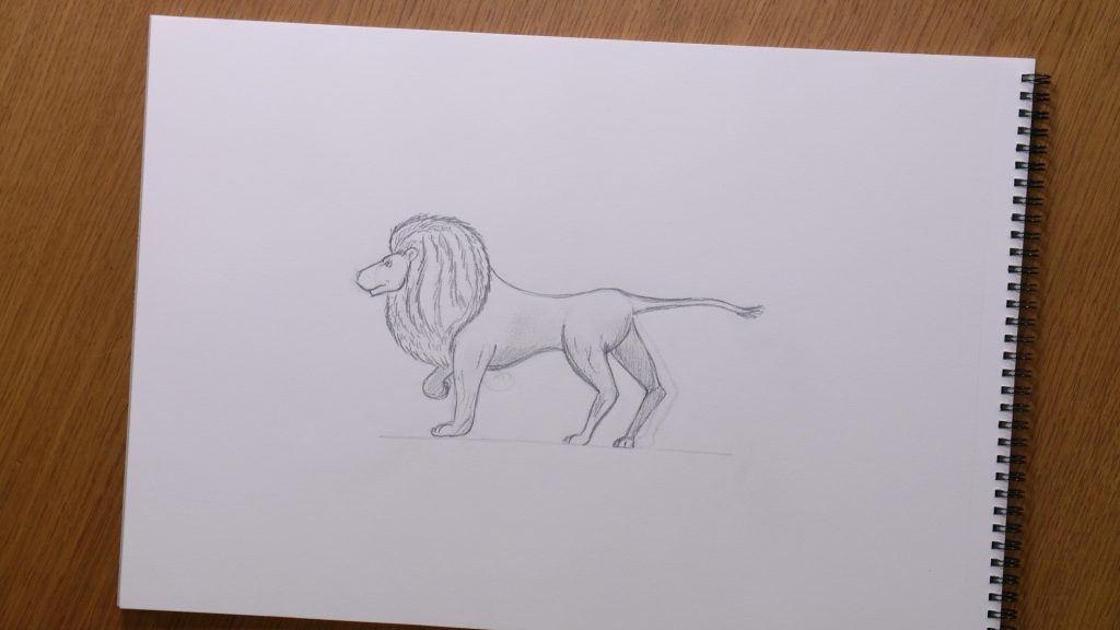 Dessiner un lion